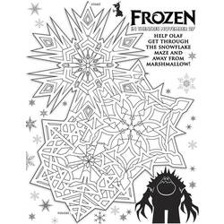 Раскраска: Снежная королева (Анимационные фильмы) #71780 - Бесплатные раскраски для печати