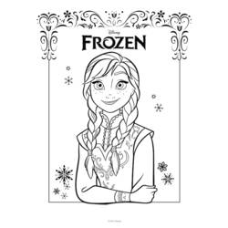 Раскраска: Снежная королева (Анимационные фильмы) #71785 - Бесплатные раскраски для печати