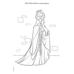 Раскраска: Снежная королева (Анимационные фильмы) #71804 - Бесплатные раскраски для печати