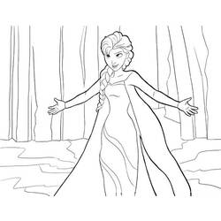 Раскраска: Снежная королева (Анимационные фильмы) #71814 - Бесплатные раскраски для печати