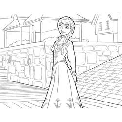 Раскраска: Снежная королева (Анимационные фильмы) #71836 - Бесплатные раскраски для печати