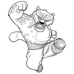 Раскраска: Кунг-фу панда (Анимационные фильмы) #73315 - Раскраски для печати