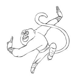 Раскраска: Кунг-фу панда (Анимационные фильмы) #73348 - Раскраски для печати