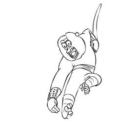 Раскраска: Кунг-фу панда (Анимационные фильмы) #73369 - Раскраски для печати