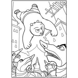 Раскраска: Кунг-фу панда (Анимационные фильмы) #73470 - Бесплатные раскраски для печати