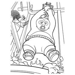 Раскраска: Кунг-фу панда (Анимационные фильмы) #73489 - Бесплатные раскраски для печати