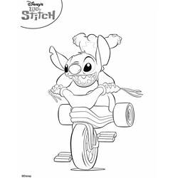 Раскраска: Лило и Стич (Анимационные фильмы) #44847 - Бесплатные раскраски для печати
