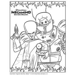 Раскраска: Мегамозг (Анимационные фильмы) #46326 - Раскраски для печати