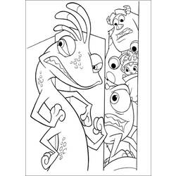 Раскраска: Монстры и Ко (Анимационные фильмы) #132389 - Бесплатные раскраски для печати