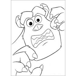 Раскраска: Монстры и Ко (Анимационные фильмы) #132442 - Бесплатные раскраски для печати