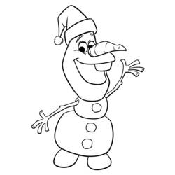 Раскраска: Olaf (Анимационные фильмы) #170201 - Бесплатные раскраски для печати