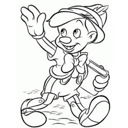Раскраска: Пиноккио (Анимационные фильмы) #132254 - Раскраски для печати