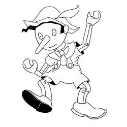 Раскраска: Пиноккио (Анимационные фильмы) #132255 - Раскраски для печати