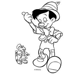 Раскраска: Пиноккио (Анимационные фильмы) #132259 - Раскраски для печати