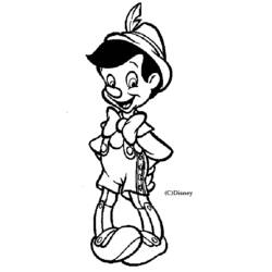 Раскраска: Пиноккио (Анимационные фильмы) #132262 - Раскраски для печати