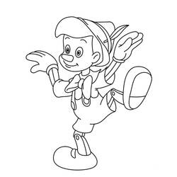 Раскраска: Пиноккио (Анимационные фильмы) #132296 - Раскраски для печати