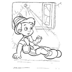 Раскраска: Пиноккио (Анимационные фильмы) #132297 - Бесплатные раскраски для печати