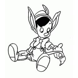 Раскраска: Пиноккио (Анимационные фильмы) #132299 - Раскраски для печати