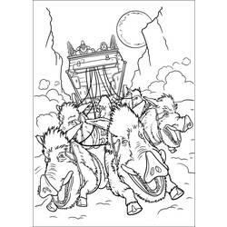 Раскраска: Кот в сапогах (Анимационные фильмы) #170659 - Бесплатные раскраски для печати