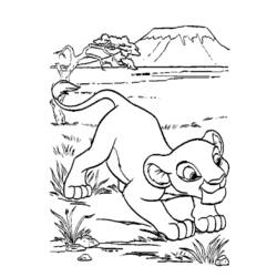 Раскраска: Simba (Анимационные фильмы) #169990 - Бесплатные раскраски для печати