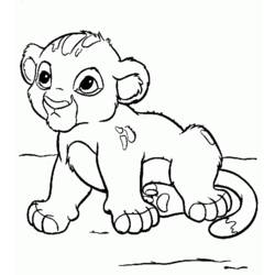 Раскраска: Simba (Анимационные фильмы) #169991 - Бесплатные раскраски для печати