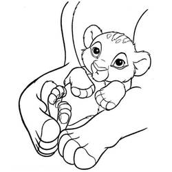 Раскраска: Simba (Анимационные фильмы) #169996 - Бесплатные раскраски для печати