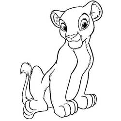 Раскраска: Simba (Анимационные фильмы) #170011 - Бесплатные раскраски для печати