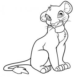 Раскраска: Simba (Анимационные фильмы) #170017 - Бесплатные раскраски для печати