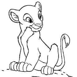 Раскраска: Simba (Анимационные фильмы) #170031 - Бесплатные раскраски для печати