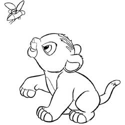 Раскраска: Simba (Анимационные фильмы) #170035 - Бесплатные раскраски для печати