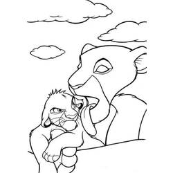 Раскраска: Simba (Анимационные фильмы) #170045 - Бесплатные раскраски для печати