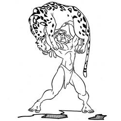 Раскраска: Тарзан (Анимационные фильмы) #131079 - Раскраски для печати