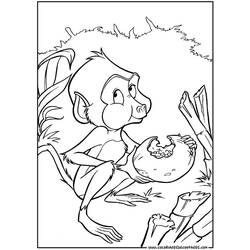 Раскраска: Тарзан (Анимационные фильмы) #131277 - Бесплатные раскраски для печати