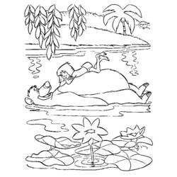 Раскраска: Книга джунглей (Анимационные фильмы) #130097 - Бесплатные раскраски для печати