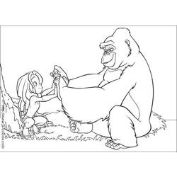 Раскраска: Книга джунглей (Анимационные фильмы) #130164 - Бесплатные раскраски для печати