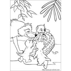 Раскраска: Книга джунглей (Анимационные фильмы) #130165 - Бесплатные раскраски для печати