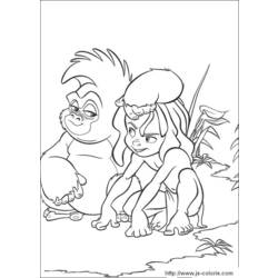 Раскраска: Книга джунглей (Анимационные фильмы) #130169 - Бесплатные раскраски для печати
