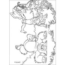 Раскраска: Книга джунглей (Анимационные фильмы) #130170 - Раскраски для печати