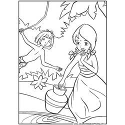 Раскраска: Книга джунглей (Анимационные фильмы) #130174 - Бесплатные раскраски для печати