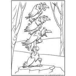 Раскраска: Книга джунглей (Анимационные фильмы) #130177 - Бесплатные раскраски для печати
