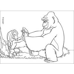Раскраска: Книга джунглей (Анимационные фильмы) #130195 - Бесплатные раскраски для печати
