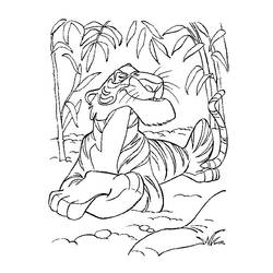 Раскраска: Книга джунглей (Анимационные фильмы) #130241 - Раскраски для печати