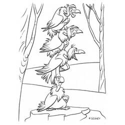 Раскраска: Книга джунглей (Анимационные фильмы) #130242 - Бесплатные раскраски для печати