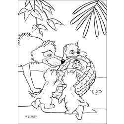 Раскраска: Книга джунглей (Анимационные фильмы) #130250 - Раскраски для печати