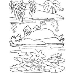 Раскраска: Книга джунглей (Анимационные фильмы) #130287 - Бесплатные раскраски для печати