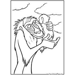 Раскраска: Король Лев (Анимационные фильмы) #73624 - Раскраски для печати