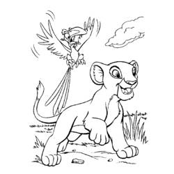 Раскраска: Король Лев (Анимационные фильмы) #73629 - Раскраски для печати
