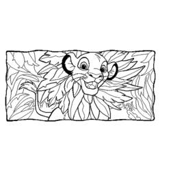 Раскраска: Король Лев (Анимационные фильмы) #73636 - Бесплатные раскраски для печати