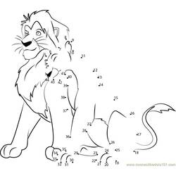 Раскраска: Король Лев (Анимационные фильмы) #73654 - Бесплатные раскраски для печати