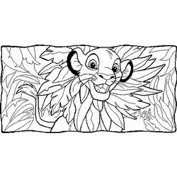 Раскраска: Король Лев (Анимационные фильмы) #73704 - Бесплатные раскраски для печати